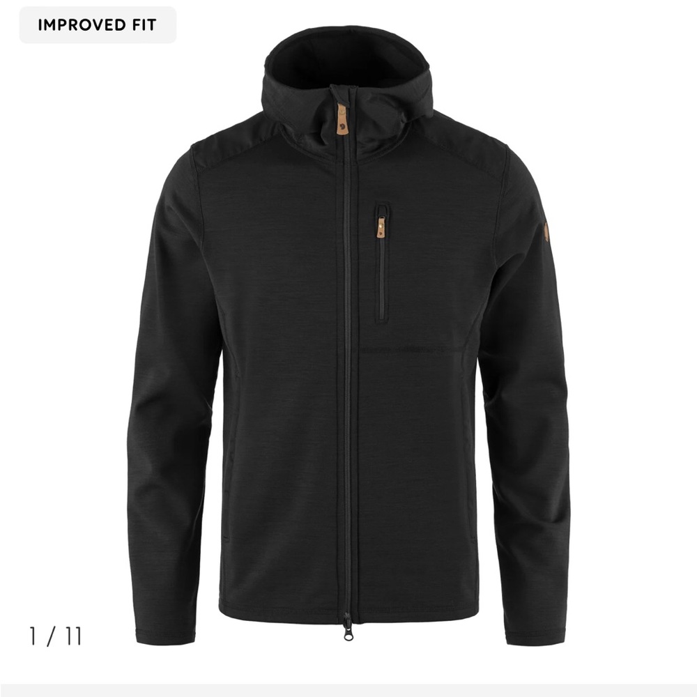 Fjallraven men’s black Keb hoodie. Size small. Very good condition.